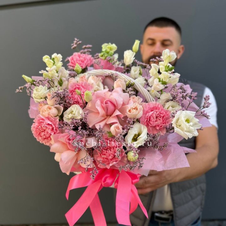 Цветочная корзина №1 в Ульяновске