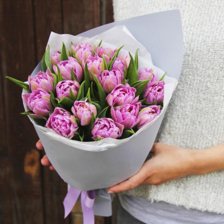 Букет пионовидных тюльпанов в Ульяновске