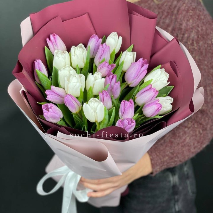 25 тюльпанов микс в Ульяновске