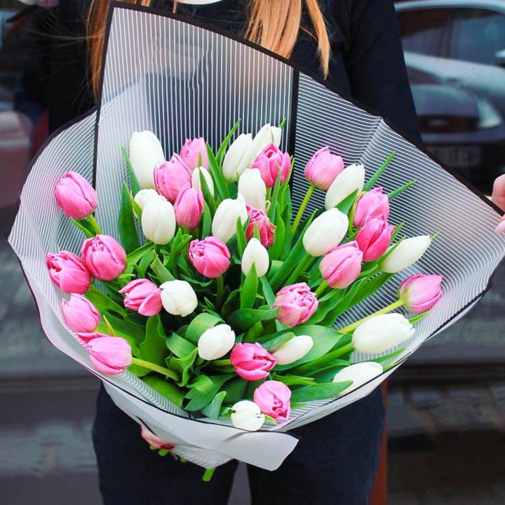 29 тюльпанов микс в Ульяновске