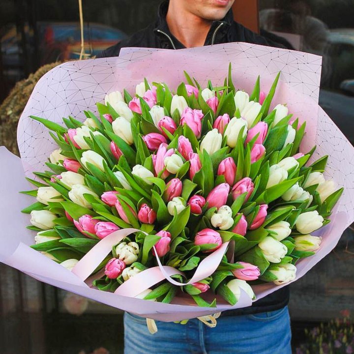 101 тюльпан микс в Ульяновске