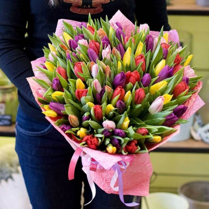 101 тюльпан "Джуси" в Ульяновске